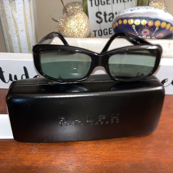 RALPH LAUREN Black Unisex Prescription Sunglasses Style 8040 size 55-16-0 - Picture 3 of 13